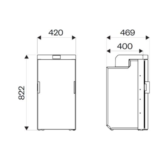 Холодильник автомобильный CRUISE SLIM 70 12/24В